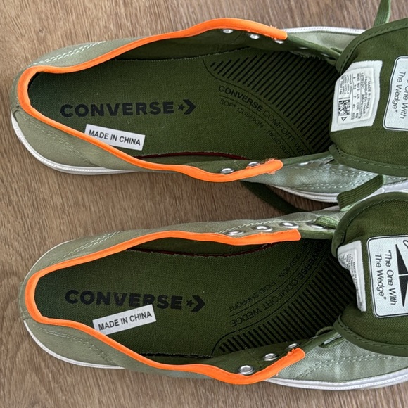 Converse Jack Purcell Low Street Green Sneakers Women’s Sz 9.5 Men’s 8 Sneakers - Picture 7 of 8